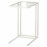 VITTSJO Стол журнальный для ноутбука, белый/стекло, 35x65 cm ИКЕА-90303446