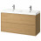 Доставка из Польши ANGSJON / BACKSJON szaf umyw z szufladami/umyw/baterie, imit. debu, 120x48x69 cm ИКЕА-59514012, ЕВРОИКЕА Калининград