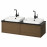 Доставка из Польши ANGSJON / BACKSJON szafka pod umyw/umywalki/baterie, brazowy imit. debu/czarny imitacja marmuru, 122x49x41 cm ИКЕА-89528625, ЕВРОИКЕА Калининград