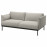 Доставка из Польши APPLARYD sofa 2-osobowa, Lejde jasnoszary ИКЕА-80506227, ЕВРОИКЕА Калининград