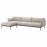 Доставка из Польши APPLARYD sofa 4-osobowa z szezlongiem, Lejde jasnoszary ИКЕА-99429540, ЕВРОИКЕА Калининград