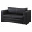 Доставка из Польши ASKEBY Sofa dwuosobowa rozkladana, Czarny ИКЕА-70284203, ЕВРОИКЕА Калининград