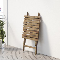 ⭐⭐⭐⭐⭐ ASKHOLMEN Стол, сад, складной морилка светло-коричневый, 60x62 cm,IKEA-60240035, Евро Икеа Калининград