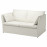 Доставка из Польши BACKSALEN sofa 2-osobowa, Blekinge bialy ИКЕА-19393168, ЕВРОИКЕА Калининград