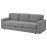 Доставка из Польши BARSLOV Rozkladana sofa 3-osobowa, Tibbleby bezowy/szary ИКЕА-80541589, ЕВРОИКЕА Калининград