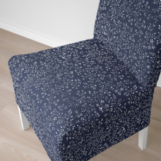 Доставка из Польши ⭐⭐⭐⭐⭐ BERGMUND krzeslo z pokryciem sr dlugosci, bialy/Ryrane granatowy,ИКЕА-99384551, Евро Икеа Калининград