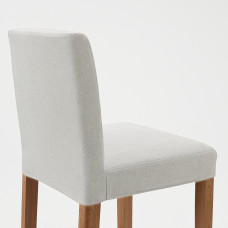Доставка из Польши ⭐⭐⭐⭐⭐ BERGMUND Барный стул со спинкой, имитация дуб/оррста светло-серый, 62 cm,ИКЕА-49388207, Евро Икеа Калининград