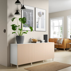 Доставка из Польши ⭐⭐⭐⭐⭐ BESTA kombinacja z drzwiami, bialy/Bjorkoviken/Mejarp okl brzoz, 180x42x74 cm,ИКЕА-59421739, Евро Икеа Калининград