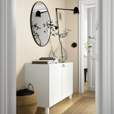 Доставка из Польши ⭐⭐⭐⭐⭐ BESTA kombinacja z drzwiami, bialy/Hanviken/Stubbarp bialy, 120x42x74 cm,ИКЕА-79282186, Евро Икеа Калининград