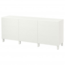 Доставка из Польши BESTA kombinacja z drzwiami, bialy/Laxviken/Stubbarp bialy, 180x42x74 cm ИКЕА-49139897, ЕВРОИКЕА Калининград