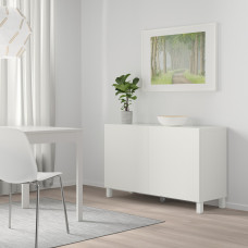 Доставка из Польши ⭐⭐⭐⭐⭐ BESTA kombinacja z drzwiami, bialy/Lappviken/Stubbarp bialy, 120x42x74 cm,ИКЕА-89209826, Евро Икеа Калининград