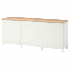 Доставка из Польши BESTA kombinacja z drzwiami, bialy/Smeviken/Kabbarp bialy, 180x42x76 cm ИКЕА-99387762, ЕВРОИКЕА Калининград