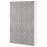 Доставка из Польши BESTA kombinacja z drzwiami, bialy Kallviken/jasnoszary imitacja betonu, 120x42x193 cm ИКЕА-39421660, ЕВРОИКЕА Калининград