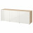Доставка из Польши BESTA kombinacja z drzwiami, dab bejcowany na bialo/Selsviken polysk/biel, 180x42x65 cm ИКЕА-89324992, ЕВРОИКЕА Калининград