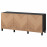 Доставка из Польши BESTA kombinacja z drzwiami, czarnybraz/Hedeviken/Stubbarp okl deb, 180x42x74 cm ИКЕА-59421744, ЕВРОИКЕА Калининград