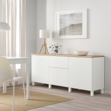 Доставка из Польши ⭐⭐⭐⭐⭐ BESTA kombinacja z szufladami, bialy/Lappviken/Stubbarp bialy, 180x42x76 cm,ИКЕА-79424341, Евро Икеа Калининград
