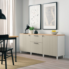 Доставка из Польши ⭐⭐⭐⭐⭐ BESTA kombinacja z szufladami, bialy/Sutterviken/Kabbarp szarobezowy, 180x42x76 cm,ИКЕА-69412796, Евро Икеа Калининград