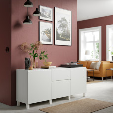Доставка из Польши ⭐⭐⭐⭐⭐ BESTA kombinacja z szufladami, bialy/Vasterviken/Stubbarp bialy, 180x42x74 cm,ИКЕА-79440275, Евро Икеа Калининград