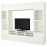 Доставка из Польши BESTA kombinacja na TV/szklane drzwi, bialy/Hanviken biale szklo przezroczyste, 300x42x231 cm ИКЕА-49411241, ЕВРОИКЕА Калининград