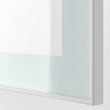 Доставка из Польши ⭐⭐⭐⭐⭐ BESTA kombinacja szafek sciennych, bialy Glassvik/biel/jasna zielen szklo matowe, 120x42x38 cm,ИКЕА-69489229, Евро Икеа Калининград