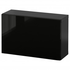 Доставка из Польши BESTA kombinacja szafek sciennych, czarnybraz/Selsviken polysk/czarny, 60x22x38 cm ИКЕА-29429275, ЕВРОИКЕА Калининград