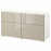 Доставка из Польши BESTA kombinacja regalowa z drzw/szuf, bialy/Selsviken wysoki polysk bez, 120x42x65 cm ИКЕА-49324772, ЕВРОИКЕА Калининград