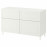 Доставка из Польши BESTA kombinacja regalowa z drzw/szuf, bialy/Smeviken/Kabbarp bialy, 120x42x74 cm ИКЕА-59412612, ЕВРОИКЕА Калининград