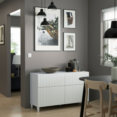Доставка из Польши ⭐⭐⭐⭐⭐ BESTA kombinacja regalowa z drzw/szuf, bialy/Sutterviken/Kabbarp bialy, 120x42x74 cm,ИКЕА-79384887, Евро Икеа Калининград