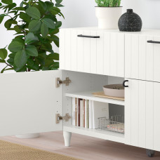 Доставка из Польши ⭐⭐⭐⭐⭐ BESTA kombinacja regalowa z drzw/szuf, bialy/Sutterviken/Kabbarp bialy, 120x42x74 cm,ИКЕА-79384887, Евро Икеа Калининград