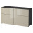 Доставка из Польши BESTA kombinacja regalowa z drzw/szuf, czarnybraz/Selsviken wysoki polysk bez, 120x42x65 cm ИКЕА-39324683, ЕВРОИКЕА Калининград