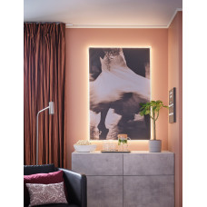 Доставка из Польши ⭐⭐⭐⭐⭐ BESTA kombinacja regalowa z drzw/szuf, bialy Kallviken/jasnoszary imitacja betonu, 120x42x65 cm,ИКЕА-19417857, Евро Икеа Калининград
