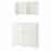 Доставка из Польши BESTA kombinacja regalowa z drzw/szuf, bialy Smeviken/Ostvik/Kabbarp biale szklo przezroczyste, 120x42x213 cm ИКЕА-29399221, ЕВРОИКЕА Калининград