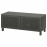 Доставка из Польши BESTA lawa TV z drzwiami, ciemnoszary/Mortviken/Stubbarp ciemnoszary, 120x42x48 cm ИКЕА-59504598, ЕВРОИКЕА Калининград