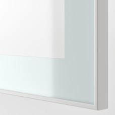 Доставка из Польши ⭐⭐⭐⭐⭐ BESTA witryna, bialy Glassvik/biel/jasna zielen szklo bezbarwne, 120x42x64 cm,ИКЕА-19489222, Евро Икеа Калининград