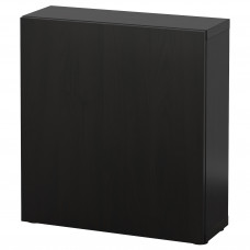 Доставка из Польши BESTA szafka z drzwiczkami, czarnybraz/Lappviken czarnybraz, 60x22x64 cm ИКЕА-99046829, ЕВРОИКЕА Калининград