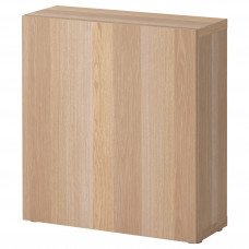 Доставка из Польши BESTA szafka z drzwiczkami, dab bejcowany na bialo/Lappviken dab bejcowany na bialo, 60x22x64 cm ИКЕА-39046926, ЕВРОИКЕА Калининград