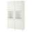 Доставка из Польши BESTA regal/szklane drzwi, bialy Smeviken/Ostvik biale szklo przezroczyste, 120x42x202 cm ИКЕА-69384944, ЕВРОИКЕА Калининград
