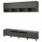 Доставка из Польши BESTA szafka pod TV, ciemnoszary/Lappviken/Stubbarp ciemnoszary, 240x42x230 cm ИКЕА-99507991, ЕВРОИКЕА Калининград
