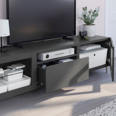 Доставка из Польши ⭐⭐⭐⭐⭐ BESTA szafka pod TV, ciemnoszary Lappviken/Sindvik ciemnoszary, 180x42x48 cm,ИКЕА-89555690, Евро Икеа Калининград