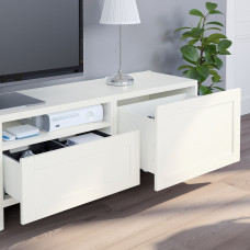 Доставка из Польши ⭐⭐⭐⭐⭐ BESTA szafka pod TV, bialy/Hanviken/Stubbarp bialy, 240x42x230 cm,ИКЕА-69411952, Евро Икеа Калининград