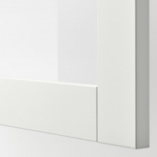 Доставка из Польши ⭐⭐⭐⭐⭐ BESTA szafka pod TV, bialy/Lappviken/Stubbarp biale szklo przezroczyste, 180x42x48 cm,ИКЕА-29398938, Евро Икеа Калининград