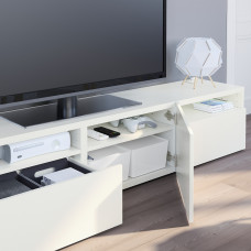 Доставка из Польши ⭐⭐⭐⭐⭐ BESTA szafka pod TV, bialy/Lappviken bialy, 180x42x39 cm,ИКЕА-59399074, Евро Икеа Калининград