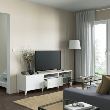 Доставка из Польши ⭐⭐⭐⭐⭐ BESTA szafka pod TV, bialy/Smeviken/Kabbarp bialy, 180x42x48 cm,ИКЕА-09384536, Евро Икеа Калининград