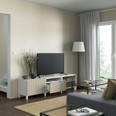 Доставка из Польши ⭐⭐⭐⭐⭐ BESTA szafka pod TV, bialy/Sutterviken/Kabbarp szarobezowy, 180x42x48 cm,ИКЕА-19384526, Евро Икеа Калининград