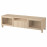 Доставка из Польши BESTA szafka pod TV, dab bejcowany na bialo/Lappviken/Stubbarp dab bejcowany bialo szk bezbarwne, 180x42x48 cm ИКЕА-29398943, ЕВРОИКЕА Калининград