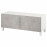 Доставка из Польши BESTA lawa TV z drzwiami, bialy Kallviken/Stubbarp/jasnoszary, 120x42x48 cm ИКЕА-89419438, ЕВРОИКЕА Калининград