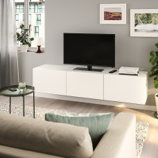 Доставка из Польши ⭐⭐⭐⭐⭐ BESTA lawa TV z drzwiami, bialy/Lappviken bialy, 180x42x38 cm,ИКЕА-89330691, Евро Икеа Калининград