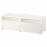 Доставка из Польши BESTA lawa TV z szufladami, bialy/Selsviken polysk/biel, 120x42x39 cm ИКЕА-79324370, ЕВРОИКЕА Калининград
