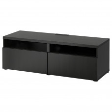 Доставка из Польши BESTA lawa TV z szufladami, czarnybraz/Lappviken czarnybraz, 120x42x39 cm ИКЕА-59324328, ЕВРОИКЕА Калининград