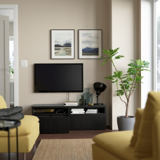 Доставка из Польши ⭐⭐⭐⭐⭐ BESTA lawa TV z szufladami, czarnybraz/Lappviken czarnybraz, 120x42x39 cm,ИКЕА-59324328, Евро Икеа Калининград